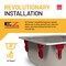 Keeney Mfg Kindred Creemore Stainless Steel Top Mount 15 in. W X 15 in. L Single Bowl Bar Sink CSLA1515-6-2CBN - alternate 4
